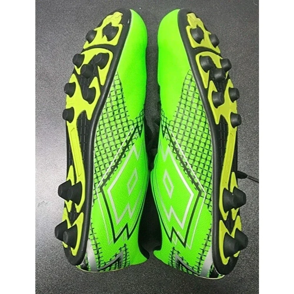 Lotto Forza Elite 3 JR Youth Soccer Cleats Size 6 Neon Lime Green Black